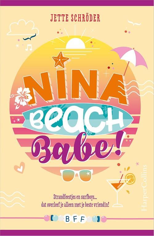 Foto van Nina, beachbabe! - jette schröder - hardcover (9789402713084)