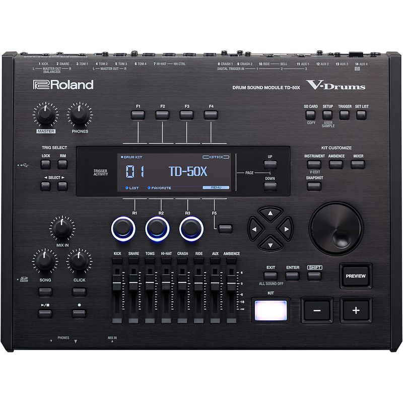 Foto van Roland td-50x v-drums drummodule