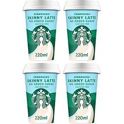 Foto van Starbucks chilled coffee skinny latte ijskoffie 4 x 220ml bij jumbo