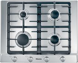 Foto van Miele km 2010 g gas inbouwkookplaat zilver