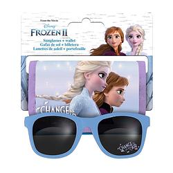 Foto van Disney portemonnee met zonnebril frozen ii blauw 2-delig