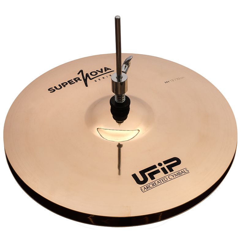 Foto van Ufip sn-13hh supernova series 13 inch hi hat bekken