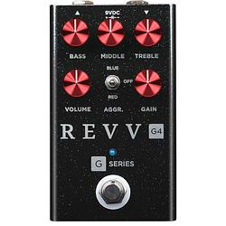 Foto van Revv black sparkle series g4 pedal limited edition distortion effectpedaal