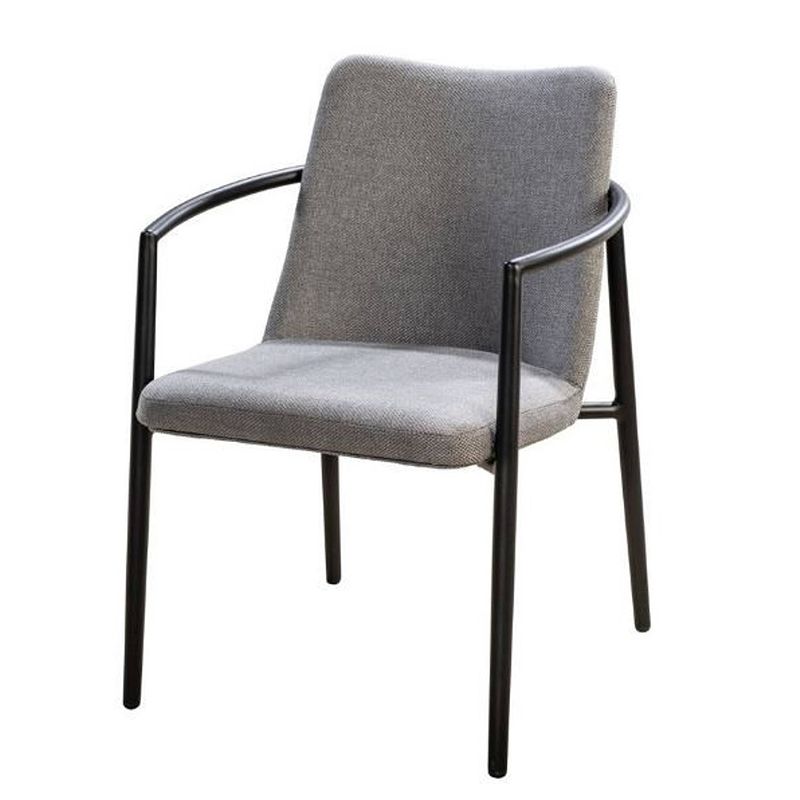 Foto van Yoi - youkou dining chair alu black/mixed grey