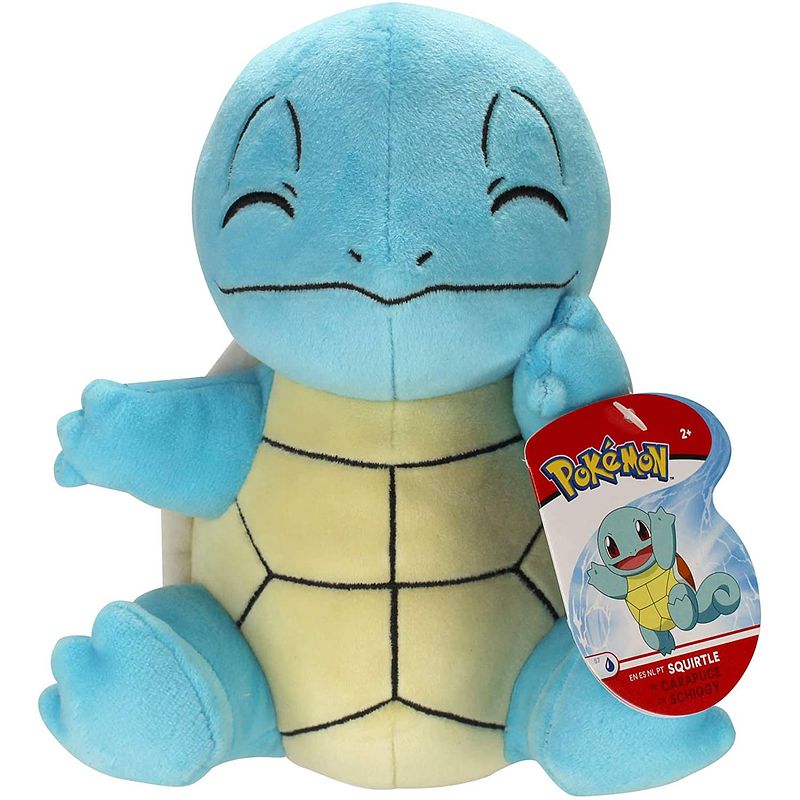 Foto van Pokémon knuffel squirtle junior 20 cm pluche blauw