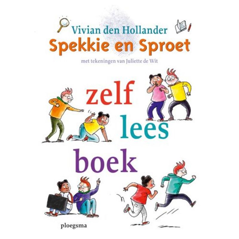 Foto van Spekkie en sproet zelf lees boek