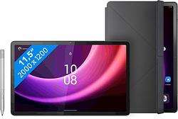 Foto van Lenovo tab p11 (2de generatie) 128gb grijs wifi met stylus + book case grijs