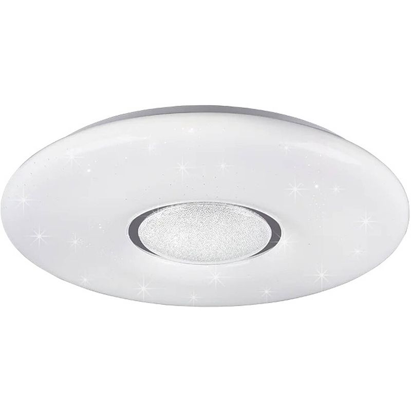 Foto van Led plafondlamp wiz - smart led - plafondverlichting - trion liva - 20w - aanpasbare kleur - rgbw - dimbaar - rond - mat