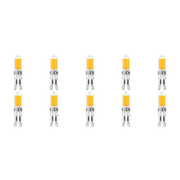 Foto van Led lamp 10 pack - g9 fitting - dimbaar - 3w - natuurlijk wit 4000k vervangt 32w