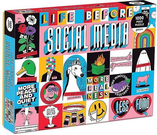 Foto van Life before social media puzzle (1000 piece) - puzzel;puzzel (9780735364721)