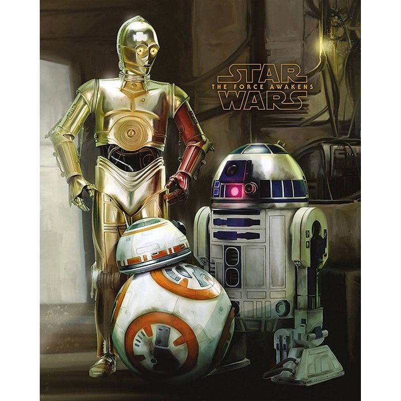 Foto van Pyramid star wars episode vii droids poster 40x50cm