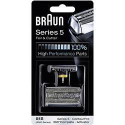 Foto van Braun keypart51scombi scheerhoofden zilver
