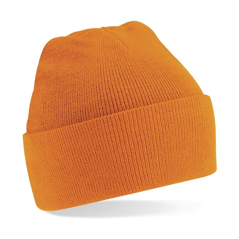 Foto van Beechfield original cuffed beanie orange