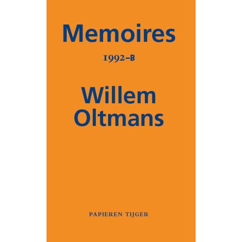 Foto van Memoires 1992-b - memoires willem oltmans