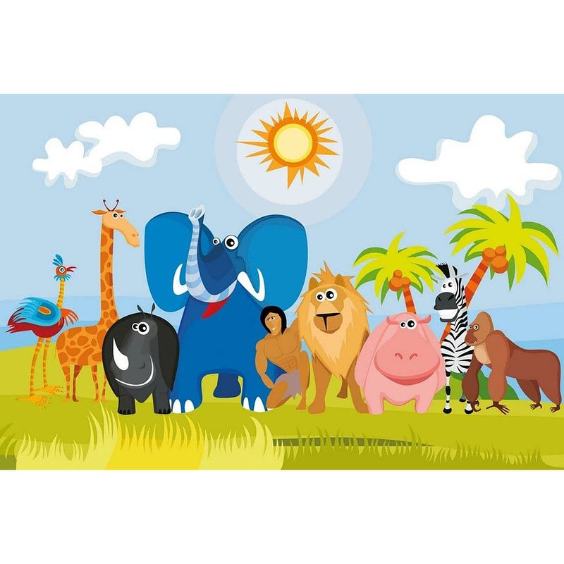 Foto van Dimex africa animals vlies fotobehang 375x250cm 5-banen