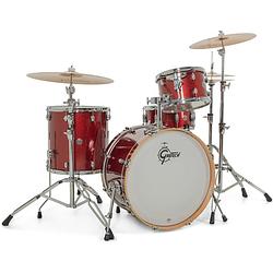 Foto van Gretsch drums ct1-r424-gab catalina club gloss antique burst 4d. shellset (incl. snaredrum)