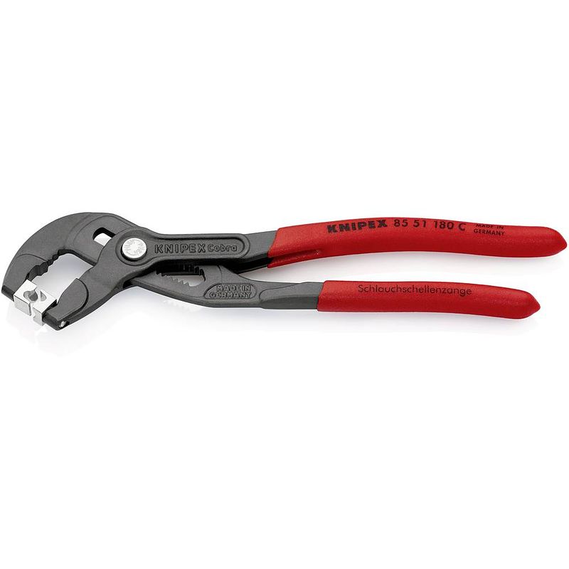 Foto van Knipex 85 51 180 c bandveerklemtang 180 mm