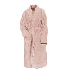 Foto van Linnick pure badjas velours - light pink - xxl