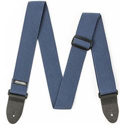 Foto van Dunlop d27-01nv ribbed cotton strap navy blue gitaarband