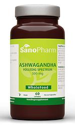 Foto van Sanopharm wholefood ashwagandha capsules