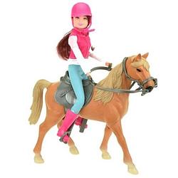 Foto van Toi-toys horses tiener op paard 20cm