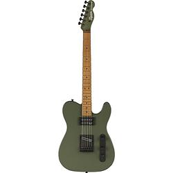Foto van Squier fsr contemporary telecaster rh olive green elektrische gitaar