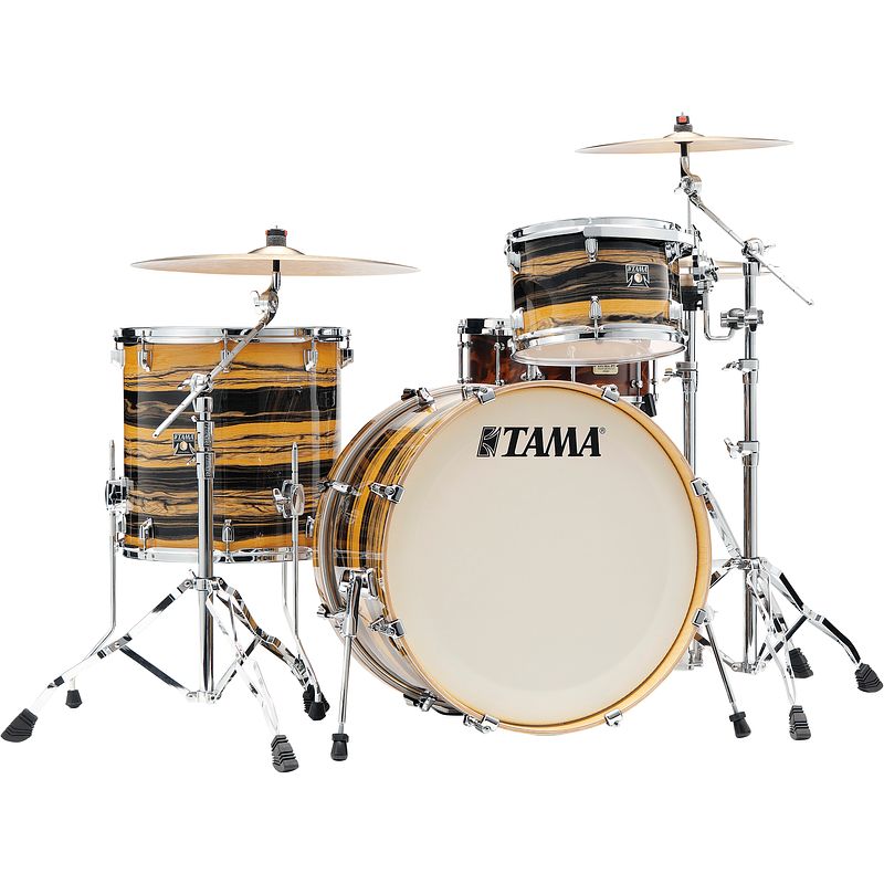 Foto van Tama ck32rzs-net superstar classic natural ebony tiger wrap 3-delige shellset