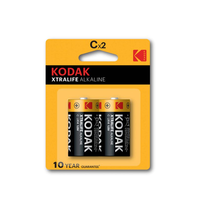 Foto van Kodak xtralife alkaline c/lr14 blister 2