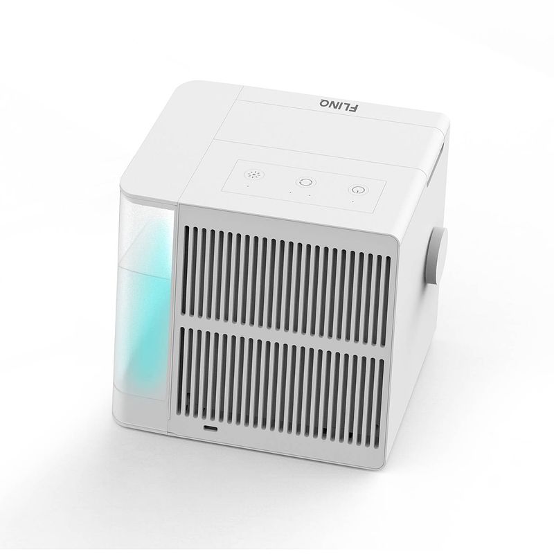 Foto van Flinq mini aircooler - 800ml waterreservoir