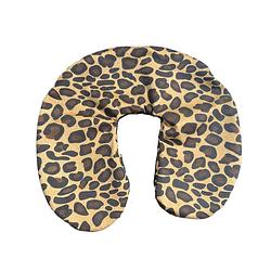 Foto van Aidapt reservehoes voor traagschuim nekkussen - leopard print