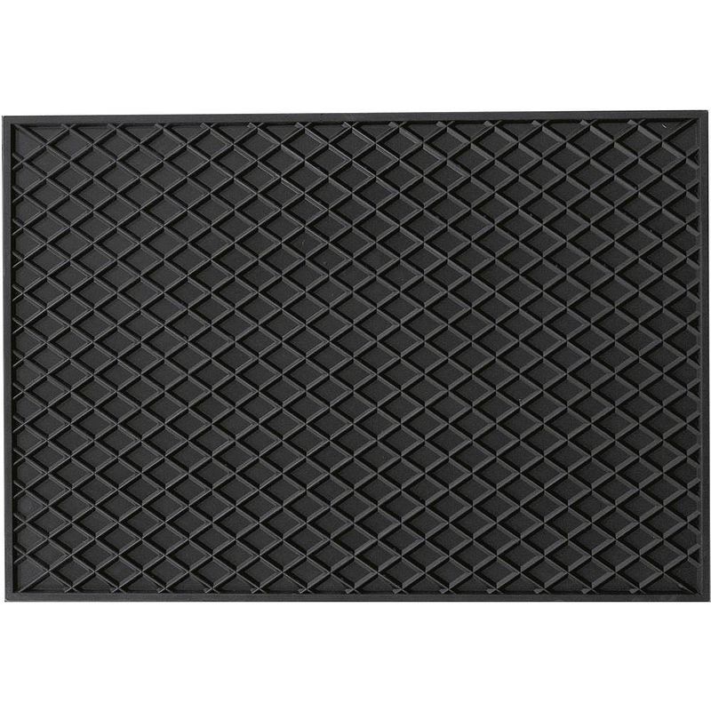 Foto van Hp autozubehör 16537 voetenmat (universeel) rubber (natuurlijk) (l x b x h) 530 x 370 x 10 mm zwart