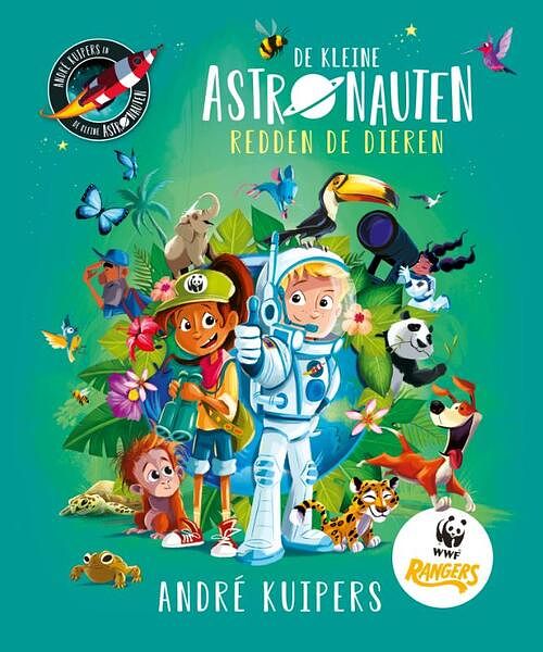 Foto van De kleine astronauten redden de dieren - andré kuipers - hardcover (9789493236912)