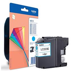 Foto van Brother inktcartridge, 600 pagina'ss, oem lc-223c, cyaan 10 stuks