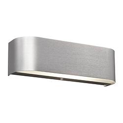 Foto van Trio - wand lamp, adriano, geborsteld aluminium