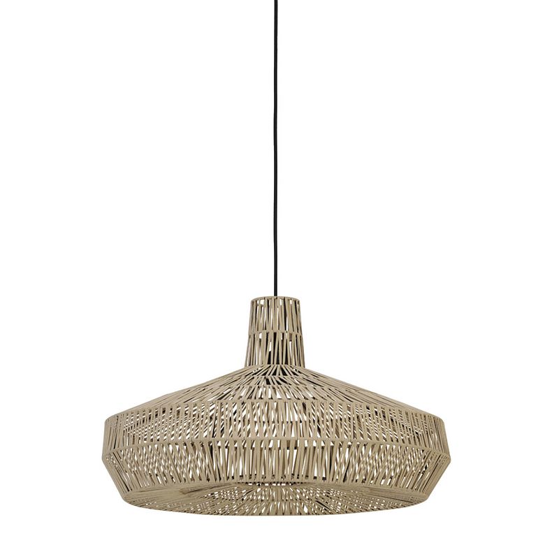 Foto van Light & living - hanglamp masey - 59x59x35 - bruin