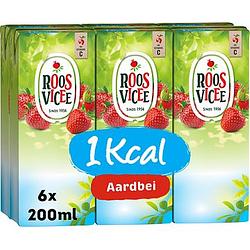 Foto van Roosvicee 1kcal aardbei 200ml bij jumbo