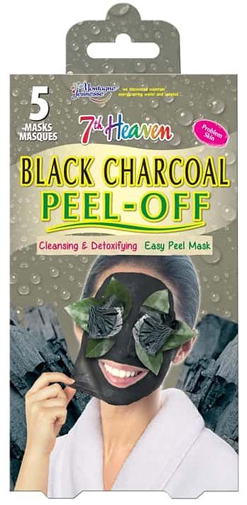 Foto van Montagne jeunesse black charcoal peel-off mask 5-pack