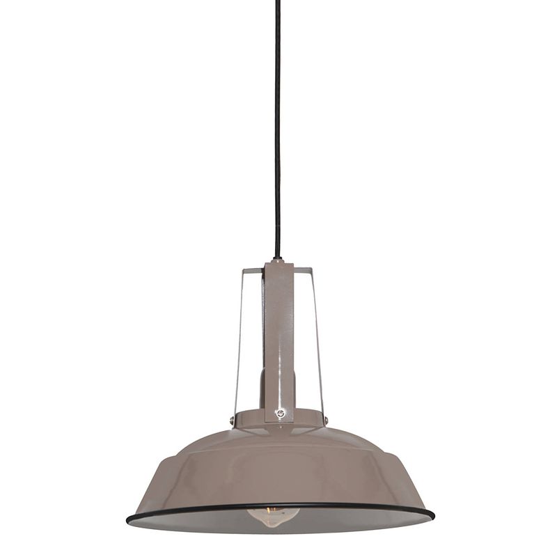 Foto van Light & living inez hanglamp grijs