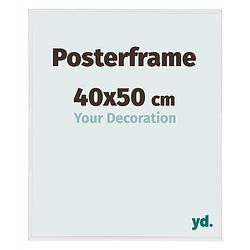 Foto van Posterlijst 40x50cm wit hoogglans kunststof