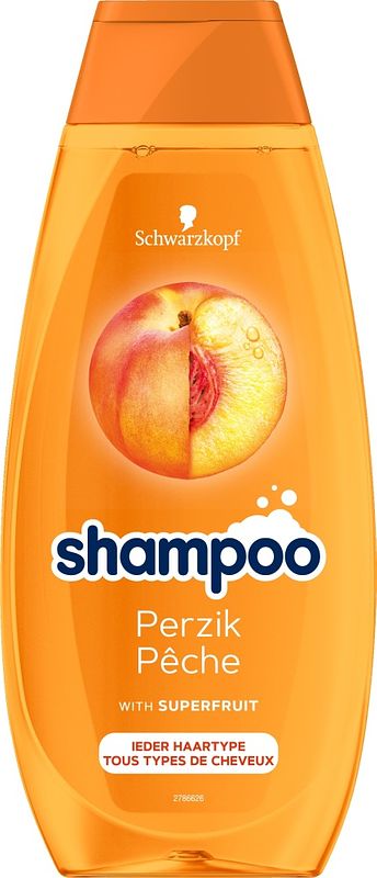 Foto van Schwarzkopf shampoo perzik 400 ml, voor ieder haartype bij jumbo