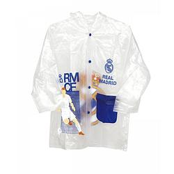 Foto van Real madrid cf regenjas junior pvc transparant/blauw one size