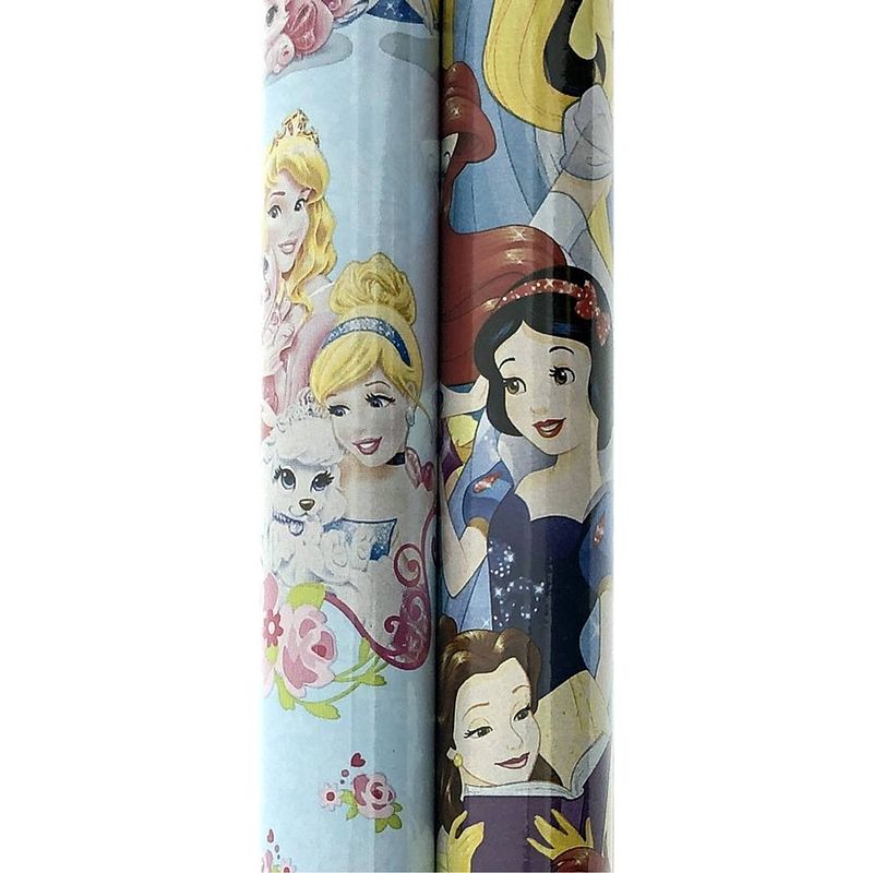 Foto van Prinsessen disney cadeaupapier inpakpapier - 5 meter x 70 cm - 2 rollen