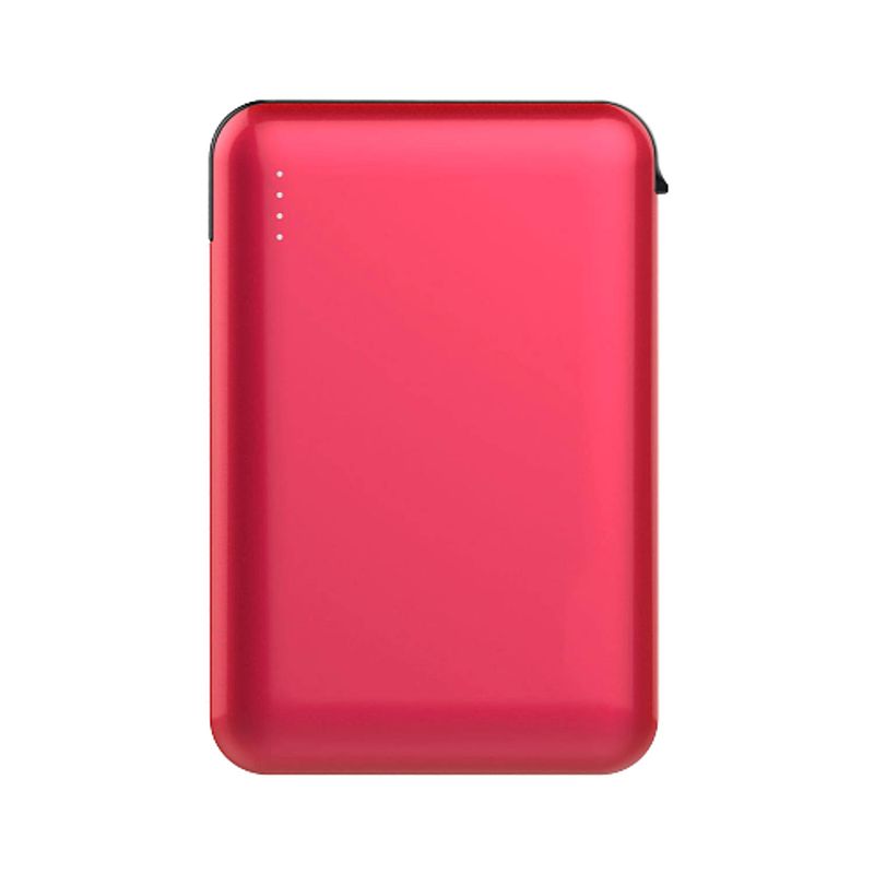 Foto van V-tac vt-3510 compacte powerbank - 5.000 mah - rood