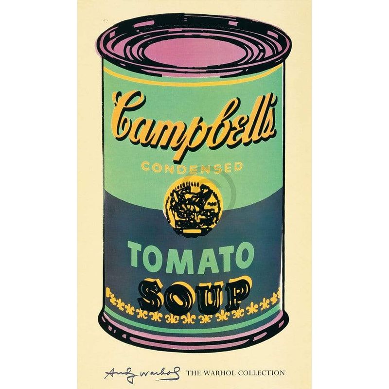 Foto van Andy warhol - campbell's soup kunstdruk 60x100cm