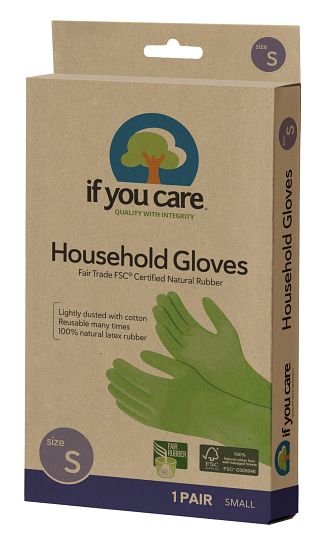 Foto van If you care huishoudhandschoenen maat s