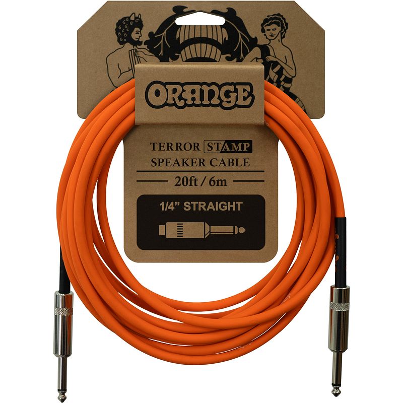 Foto van Orange cbl41-hpjj terror stamp speaker cable speakerkabel 2p jack - jack 6m