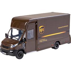 Foto van Happy people bezorgbus rc ups iveco 56 cm bruin 16-delig