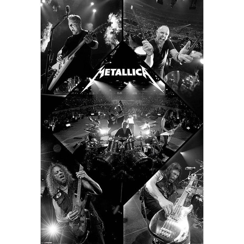 Foto van Pyramid metallica live poster 61x91,5cm