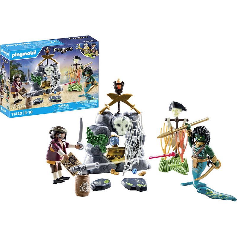 Foto van Playmobil pirates schatzoeken 71420