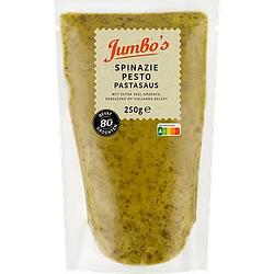 Foto van Jumbo spinazie pesto pastasaus 250g